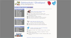 Desktop Screenshot of gehoerschutz.earplugs-europe.com